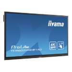 iiyama TE8602MIS-B1AG interactive whiteboard 2.18 m (86") 3840 x 2160 pixels Touchscreen Black