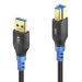 PureLink FI-U300-020 USB cable USB 3.2 Gen 1 (3.1 Gen 1) 2 m USB A USB B Black, Blue