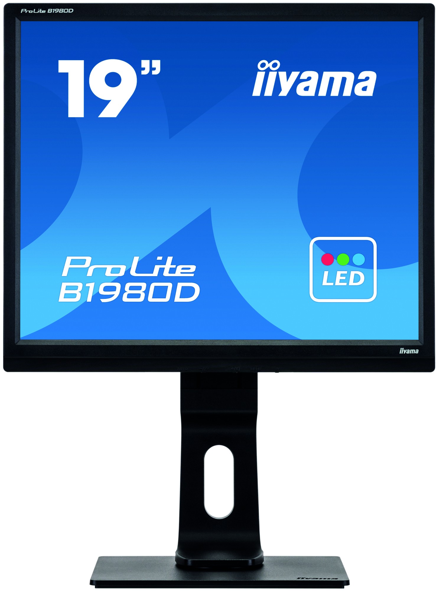 iiyama ProLite B1980D-B1, 48.3 cm (19"), 1280 x 1024 pixels, SXGA, LED, 5 ms, Black