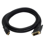 Monoprice 2218 video cable adapter 70.9" (1.8 m) HDMI DVI Black