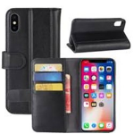 JLC iPhone SE 2020/2022 & iPhone 7/8 Genuine V2 Leather Wallet - Black