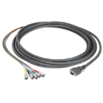 Extron 26-532-01 VGA cable 0.15 m VGA (D-Sub) BNC Black