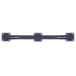 Multibrackets M Public Display Stand Triple Screen Mount 10"-24" Black