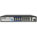 D-Link DES-F1018P-E network switch Unmanaged L2 Fast Ethernet (10/100) Power over Ethernet (PoE)