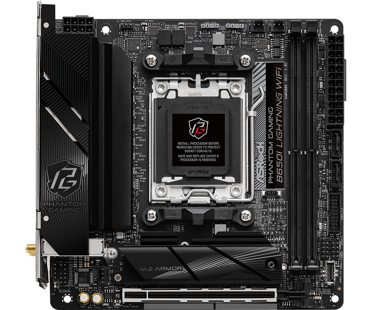 Image of Asrock B650I Lightning WiFi AMD B650 Socket AM5 mini ITX