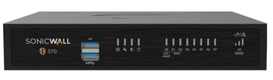 Image of SonicWall TZ370 hardware firewall 3 Mbit/s