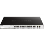 D-LINK | DGS-1210-28P | 28 Port Gigabit Smart Managed PoE Switch | with 28 RJ45 and 4 SFP (Combo) Ports