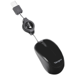 Targus AMU75EU mouse Ambidextrous USB Type-A Blue Trace 1000 DPI