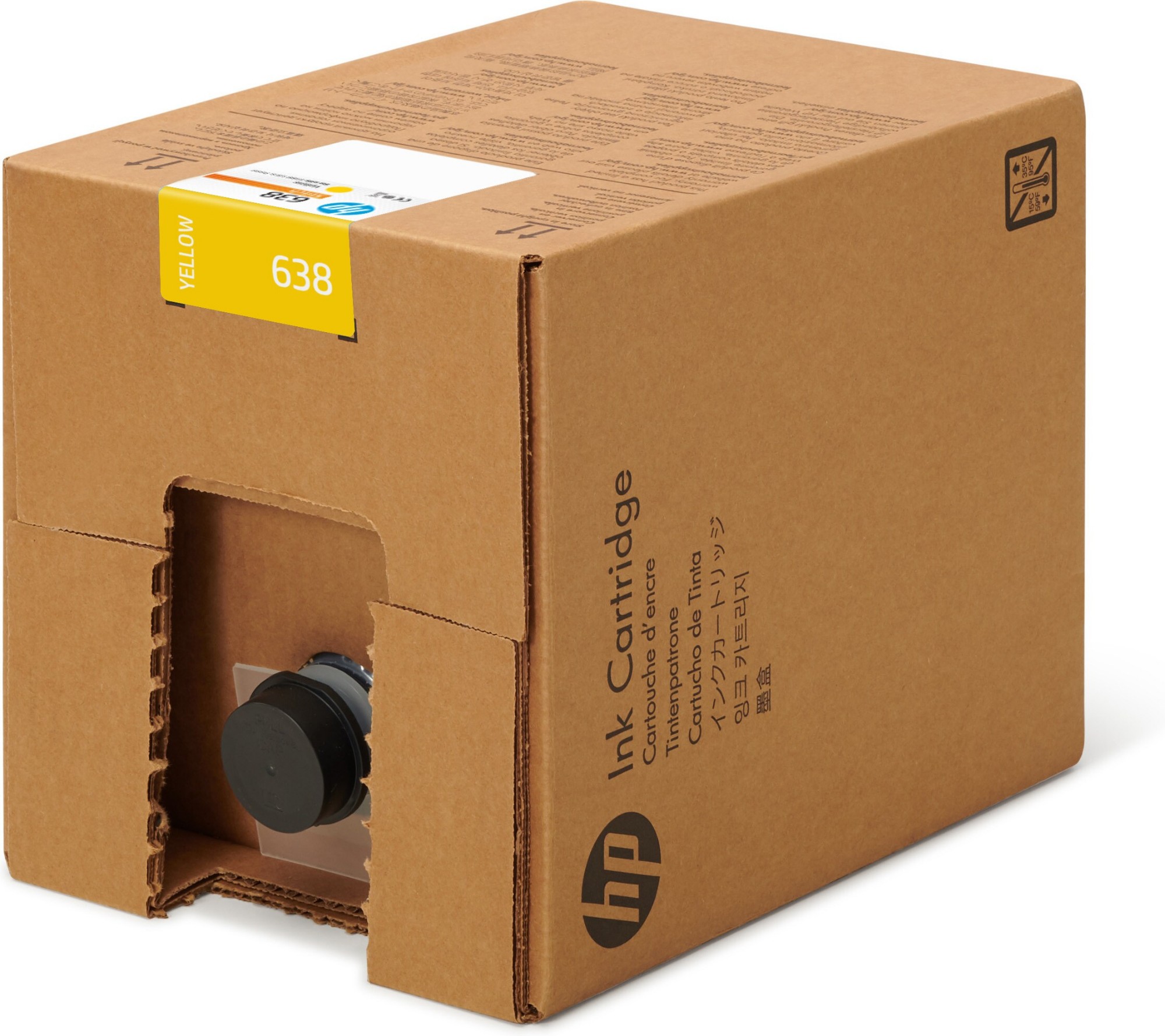 HP 4UV66A/638 Ink cartridge yellow 10000ml for HP Stitch S 1000