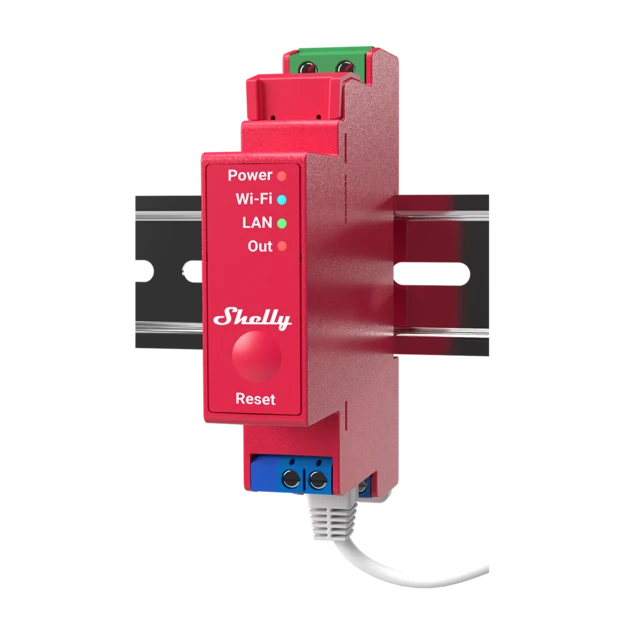 EU Product - Relais "Pro 1PM" WLAN LAN Max. 16A 1 Kanal 1 Phase BT Messfunktion DIN-Rail