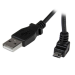 StarTech.com Cable Adaptador 1m USB A Macho a Micro USB B Macho Acodado en Ángulo hacia Arriba para Teléfono Móvil