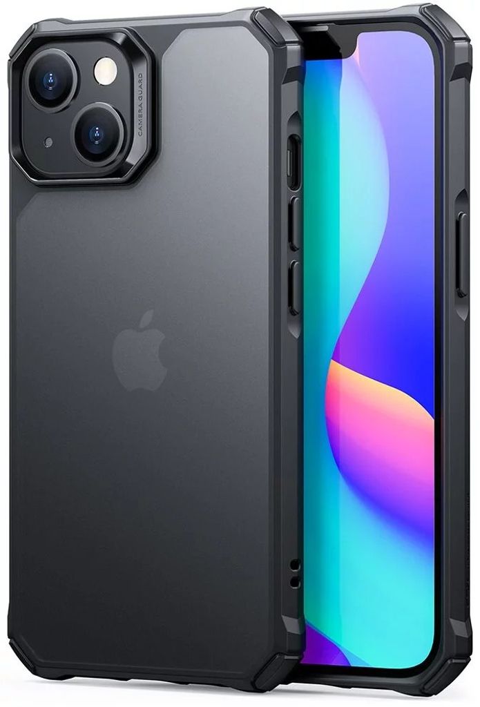 EU Product - iPhone 14 Plus Air Armor Case - Frosted Black thumbnail