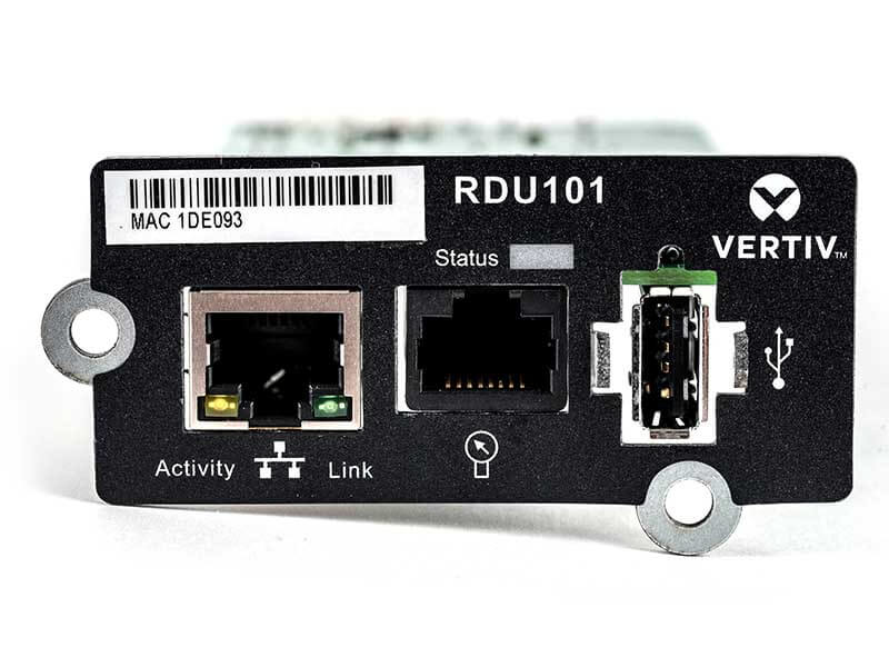Image of Vertiv IntelliSlot RDU101 Internal Ethernet 100 Mbit/s