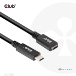 CLUB3D USB Gen1 Type-C Extension Cable 5Gbps 60W(20V/3A) 4K60Hz M/F 2m/6.56ft