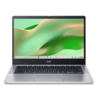 Acer Chromebook CB314-4HT-C49Q Intel® N N100 Laptop 35.6 cm (14") Touchscreen Full HD 4 GB LPDDR5-SDRAM 128 GB SSD Wi-Fi 6E (802.11ax) ChromeOS Silver