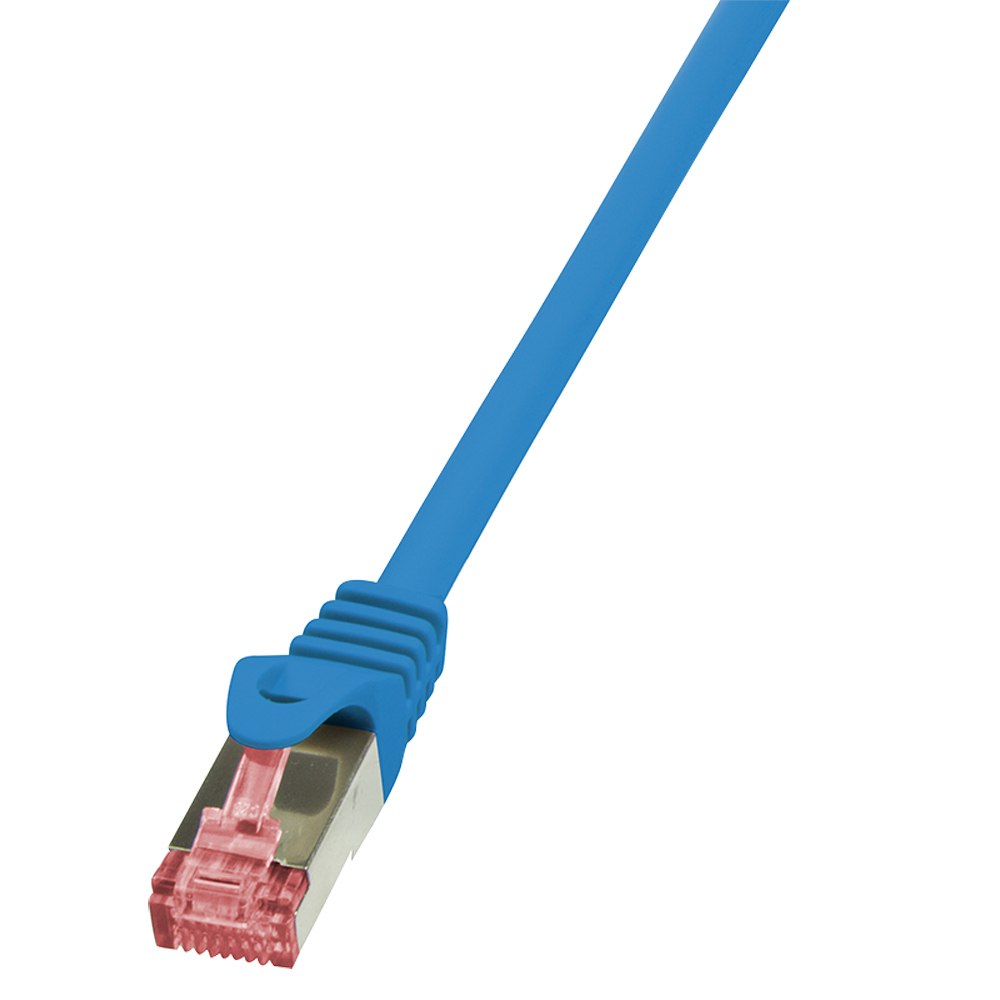 Image of LogiLink 0.25m Cat.6 S/FTP networking cable Blue Cat6 S/FTP (S-STP)