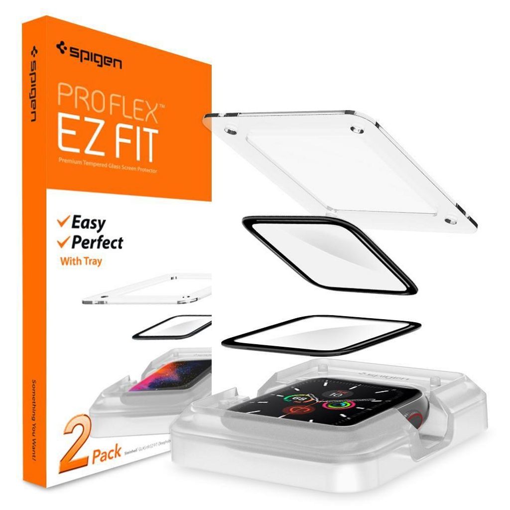 EU Product - Proflex �Ez Fit� Hybrid Glass Screen Protector Apple Watch 4/5/6/Se (44Mm) thumbnail