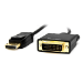 Rocstor Y10C155-B1 video cable adapter 70.9" (1.8 m) DisplayPort DVI-D Black