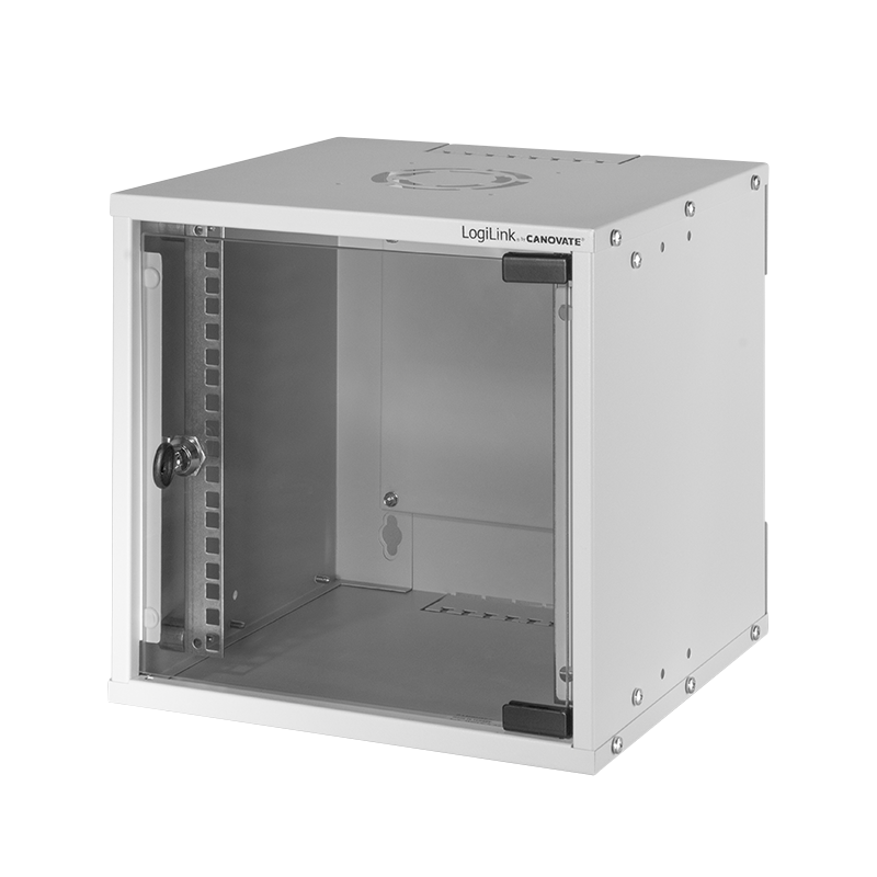 LogiLink 10" Wall Mount Cabinet EconLine. 4U. grey