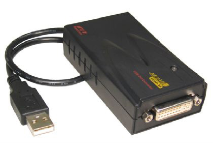 Cables Direct USB2-DVIHS USB graphics adapter 1600 x 1200 pixels Black