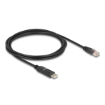 DeLOCK 64304 seriële kabel Zwart 1,8 m USB Type-A RS-232