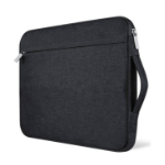 AKHTER 15-15.6 INCH NEOPRENE LAPTOP SLEEVE (DARK GREY/ BLACK)