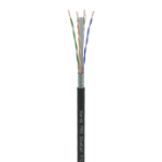Kordz K34202-305M-BK networking cable Black Cat6a F/UTP (FTP)