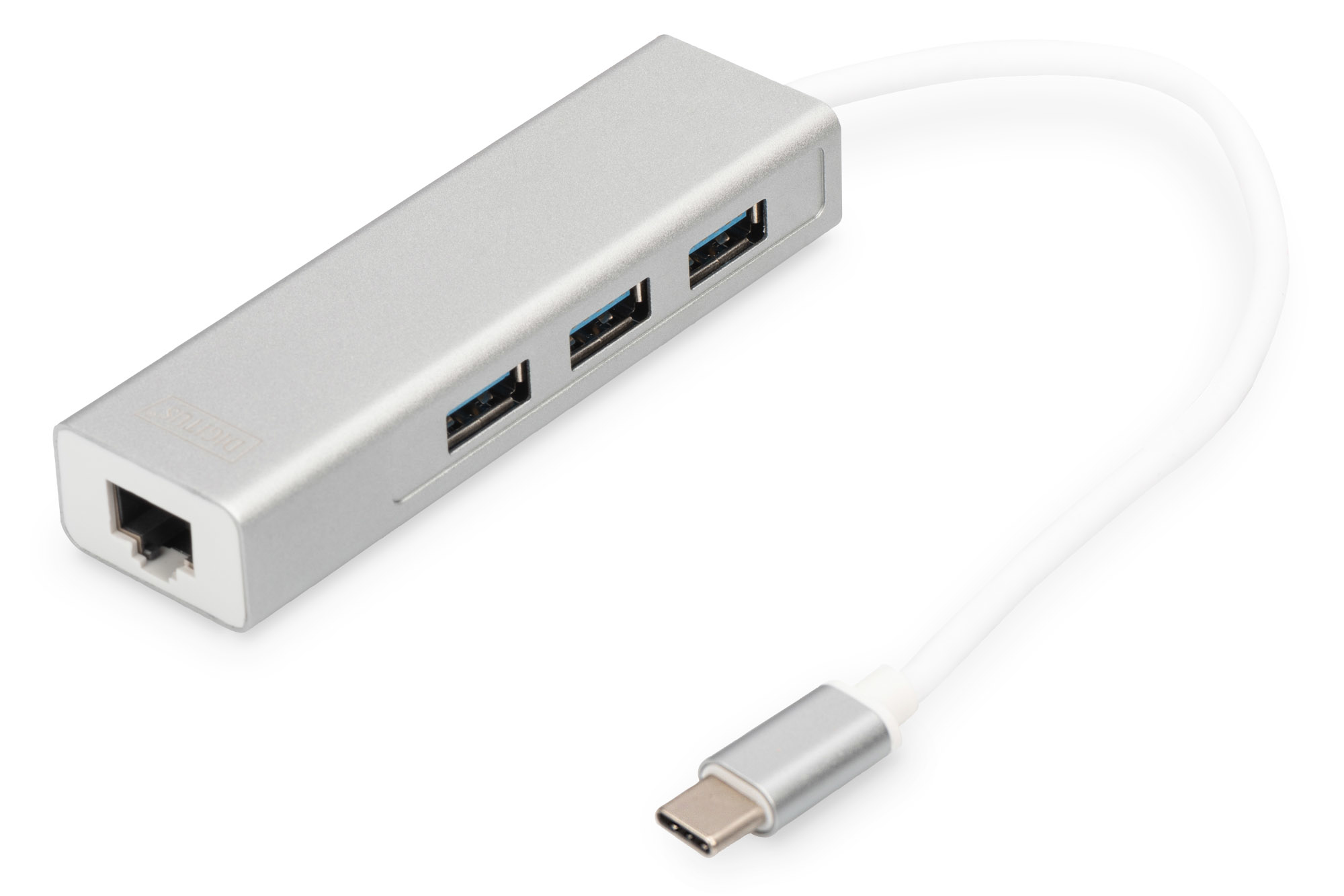 Image of Digitus USB Type-C 3-Port Hub + Gigabit Ethernet