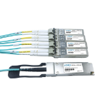 ATGBICS CAB-QSFP28-4SFP25G-AOC-10M-C1 Champion One compatible Active Optical Breakout Cable 100GBase QSFP28 to 4x25GBase SFP28 (850nm MMF 10m)