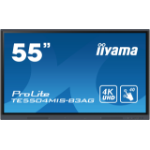 iiyama TE5504MIS-B3AG Signage Display Interactive flat panel 139.7 cm (55") IPS Wi-Fi 390 cd/m² 4K Ultra HD Black Touchscreen Built-in processor Android 24/7