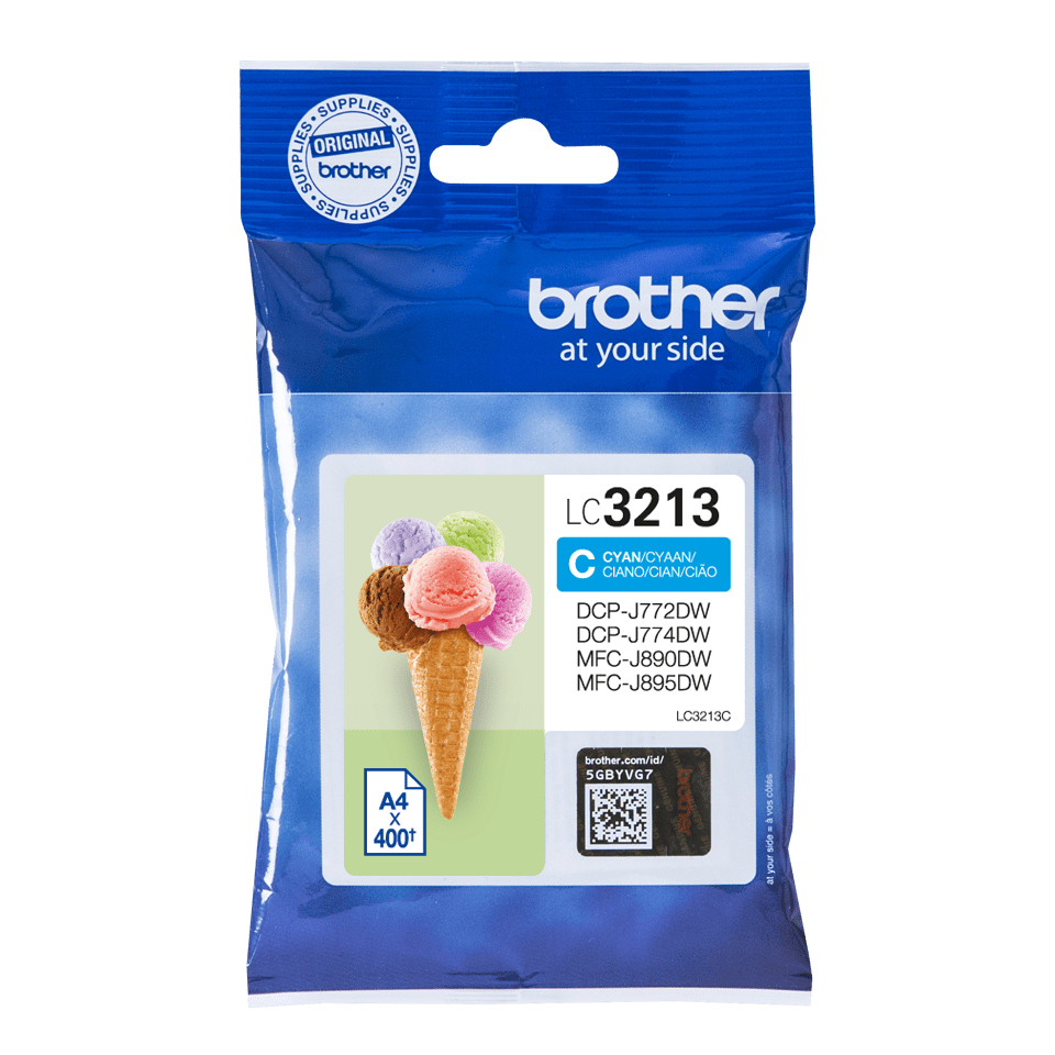 Brother LC3213C Inkjet Cartridge High Yield Cyan LC3213C