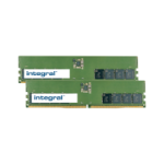 Integral 32GB (2x16GB) PC RAM MODULE DDR5 5600MHZ PC5-44800 UNBUFFERED NON-ECC 1.1V 2GX8 CL46 EQV. TO KVR56U46BS8K2-32 FOR KINGSTON VALUE memory module