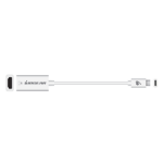 iogear GUC3CHD60 video kabel adapter USB Type-C HDMI Type A (Standaard) Wit