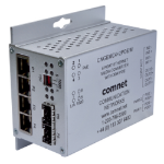 ComNet CNGEMC4+2POEHO/M network media converter 1000 Mbit/s Silver