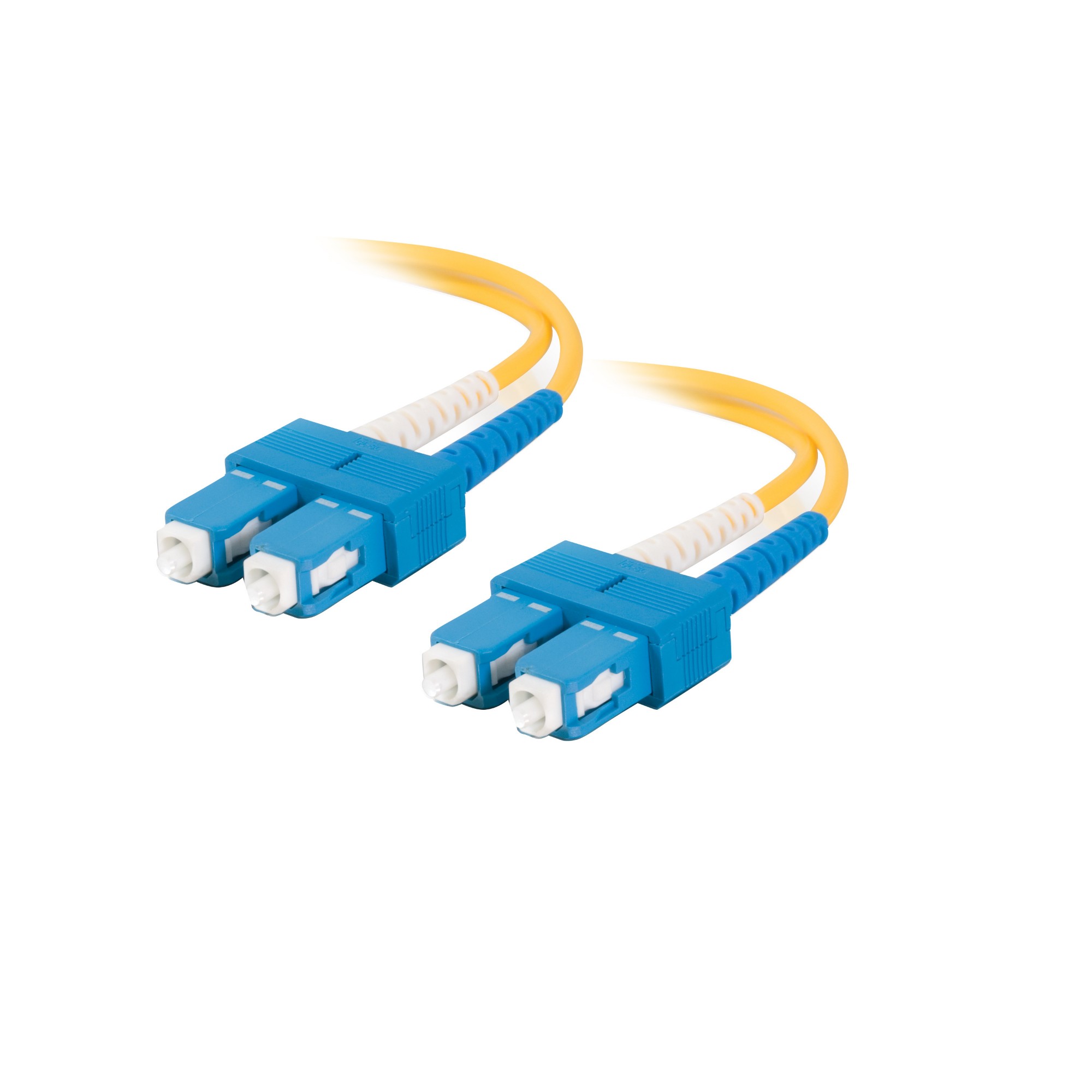 C2G 2m LC-LC 9/125 OS2 Duplex Singlemode PVC Fibre Optic Cable (LSZH)