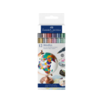 Faber-Castell 160713 marker 12 pc(s) Metallic, Multicolour