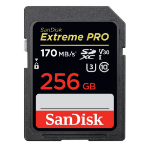 SanDisk Exrteme PRO 256 GB UHS-I Class 10 SDXC Memory Card