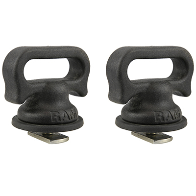 RAM Mounts 2-Pack Vertical Tie Down Track Accessory