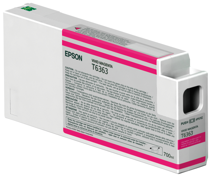 Image of Epson C13T636300/T6363 Ink cartridge magenta 700ml for Epson...