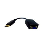 Comprehensive DP2VGAF video cable adapter 7.87" (0.2 m) VGA (D-Sub) DisplayPort Black