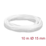 DeLOCK Spiral Hose 15 mm diameter 10 m transparent