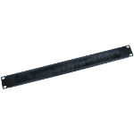 Cables Direct 19" Rack Mount Brush Plate