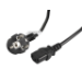 Lanberg CA-C13C-11CC-0050-BK power cable Black 5 m C13 coupler CEE7/7