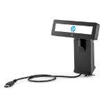HP P5A55AA customer display 20 digits USB 2.0 Black