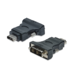 Digitus AK-320500-000-S tussenstuk voor kabels DVI-D HDMI Type A Zwart