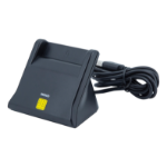 Deltaco UCR-156 smart card reader Indoor/outdoor USB USB 2.0 Black
