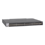 NETGEAR M4300-48X Managed L3 10G Ethernet (100/1000/10000) 1U Black