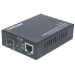 Intellinet Gigabit Ethernet to SFP Media Converter, 10/100/1000Base-Tx to SFP slot, empty (Euro 2-pin plug)