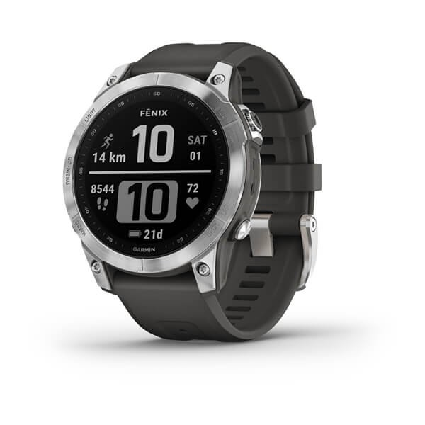 Image of Garmin fenix 7 3.3 cm (1.3") MIP 47 mm Digital 260 x 260 pixels...