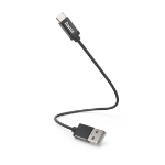 Hama 00201600 USB cable 0.2 m USB 2.0 USB A USB C Black